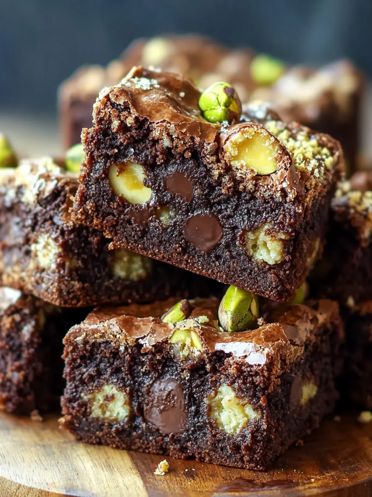 Decadent Pistachio Ferrero Rocher Brownies You’ll Crave 3 Pistachio Ferrero Rocher Brownies