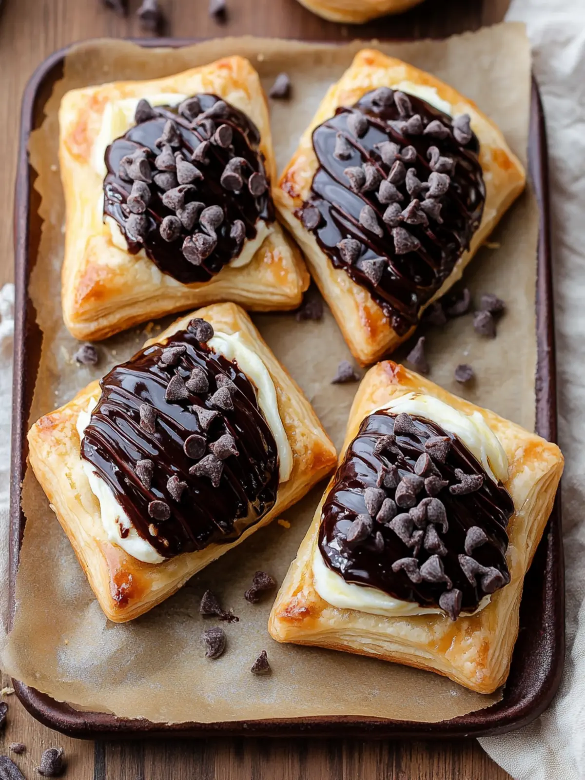 Indulge in Decadent Chocolate Cream Cheese Danish Bliss 4 Chocolate Cream Cheese Danish