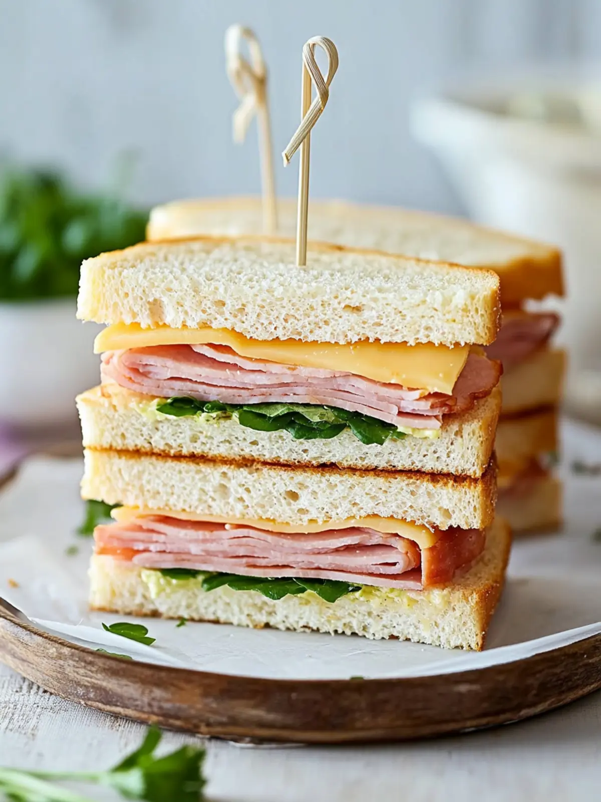 Delicious Ham and Cheese Circle Sandwiches for Fun Gatherings 5 Ham and Cheese Circle Sandwiches