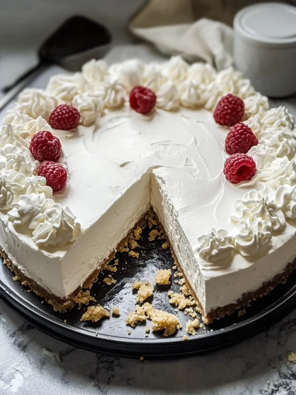 Delight in Marshmallow Whip Cheesecake: Effortless No-Bake Bliss 3 Marshmallow Whip Cheesecake
