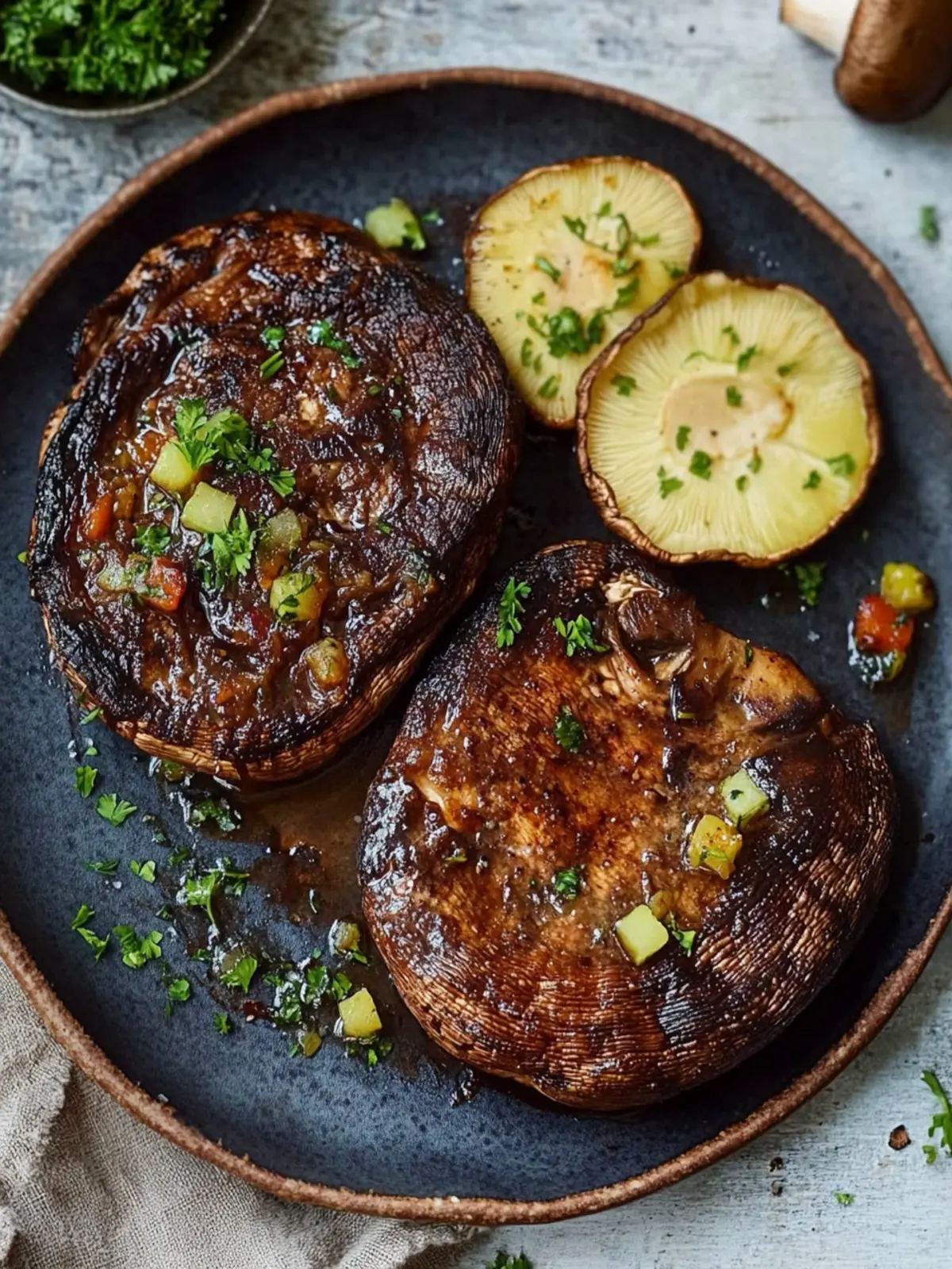 Savor the Flavor: Easy Portobello Mushroom Steaks Recipe 2 Portobello Mushroom Steaks