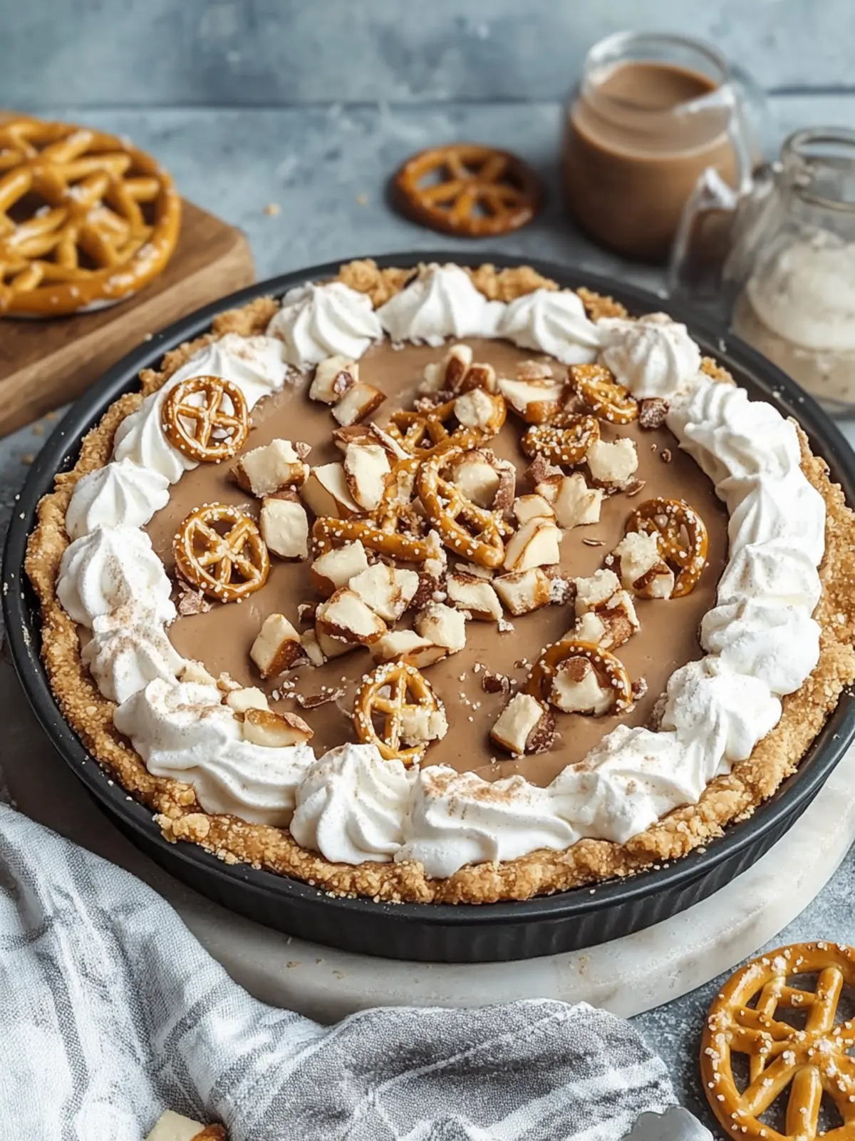 Irresistible Peanut Butter Pretzel Pie That Everyone Loves 5 Peanut Butter Pretzel Pie