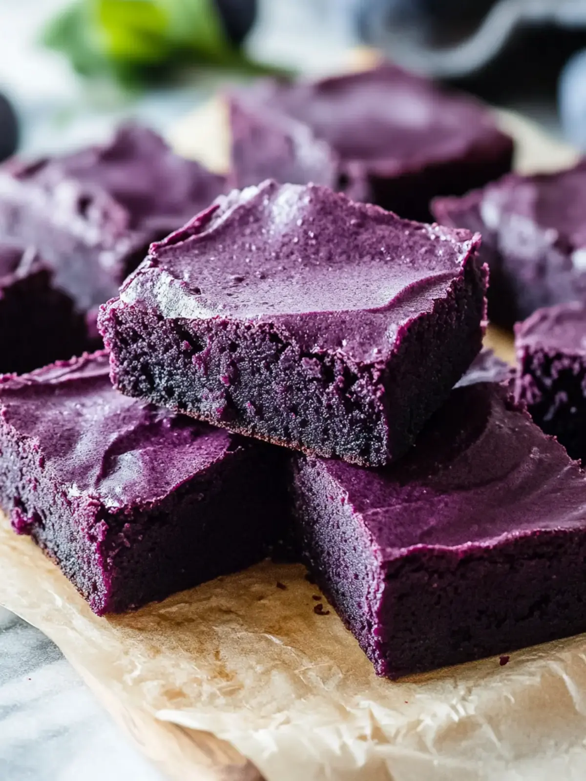 Indulge in Fudgy Ube Brownies That'll Wow Your Guests 3 Fudgy Ube Brownies