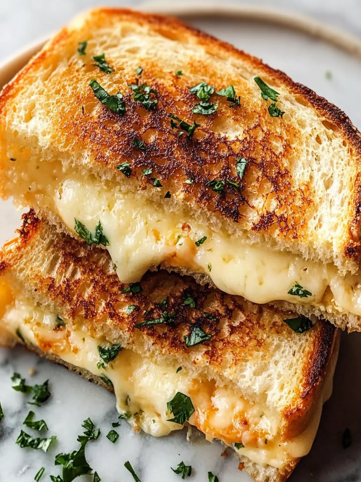 Irresistible Garlic Bread Grilled Cheese for Cozy Nights 3 Garlic Bread Grilled Cheese
