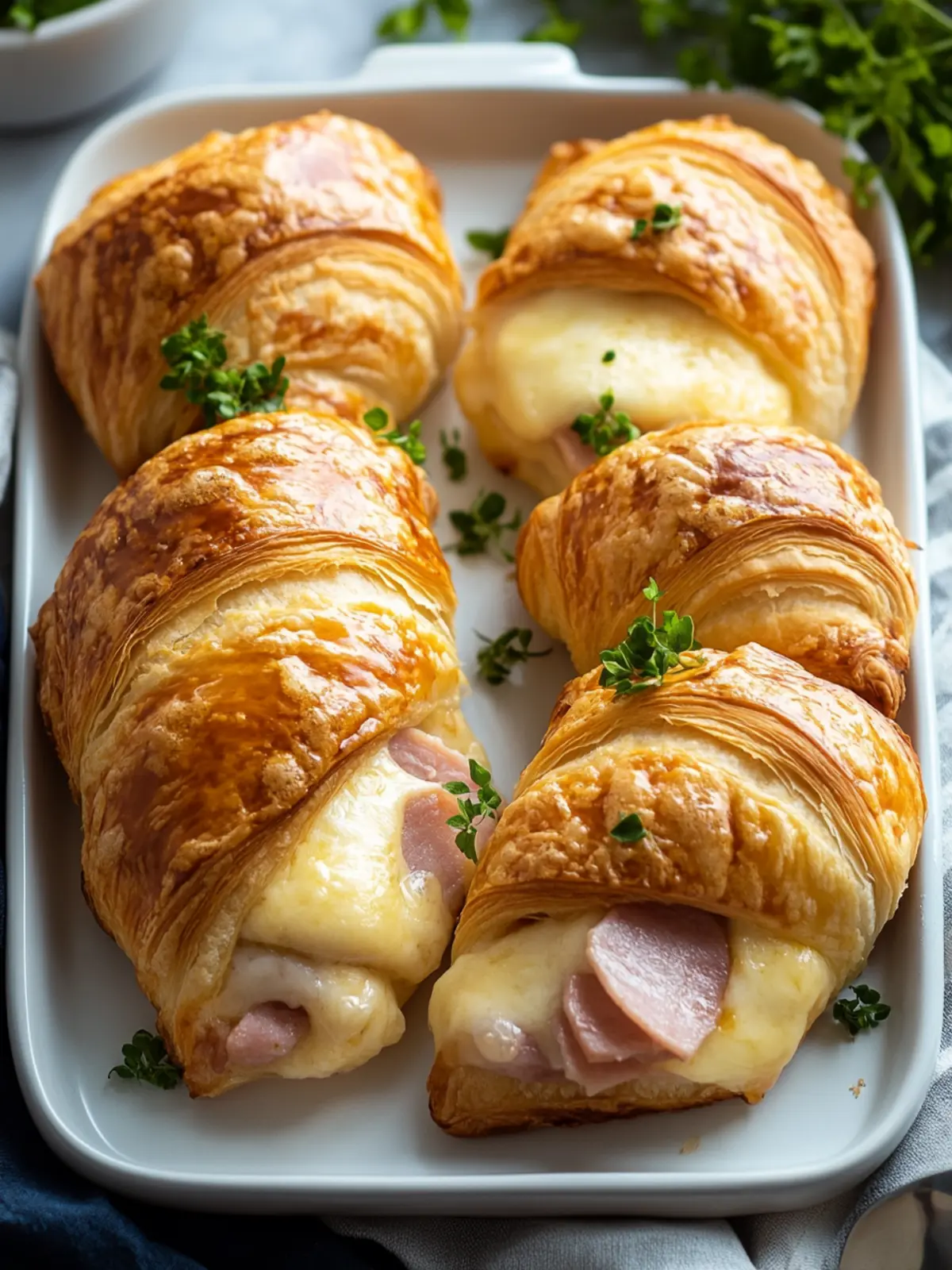 Delicious Baked Ham and Cheese Croissants Your Family Will Love 3 Baked Ham and Cheese Croissants