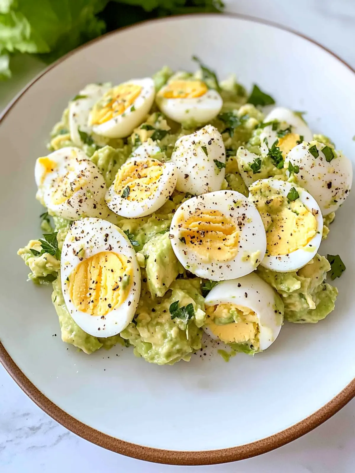 Creamy Keto Avocado Egg Salad in Just 10 Minutes 4 Keto Avocado Egg Salad