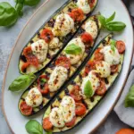 Grilled Caprese Stuffed Zucchini Boats for Fresh Summer Flavor 10 Grilled Caprese Stuffed Zucchini Boats