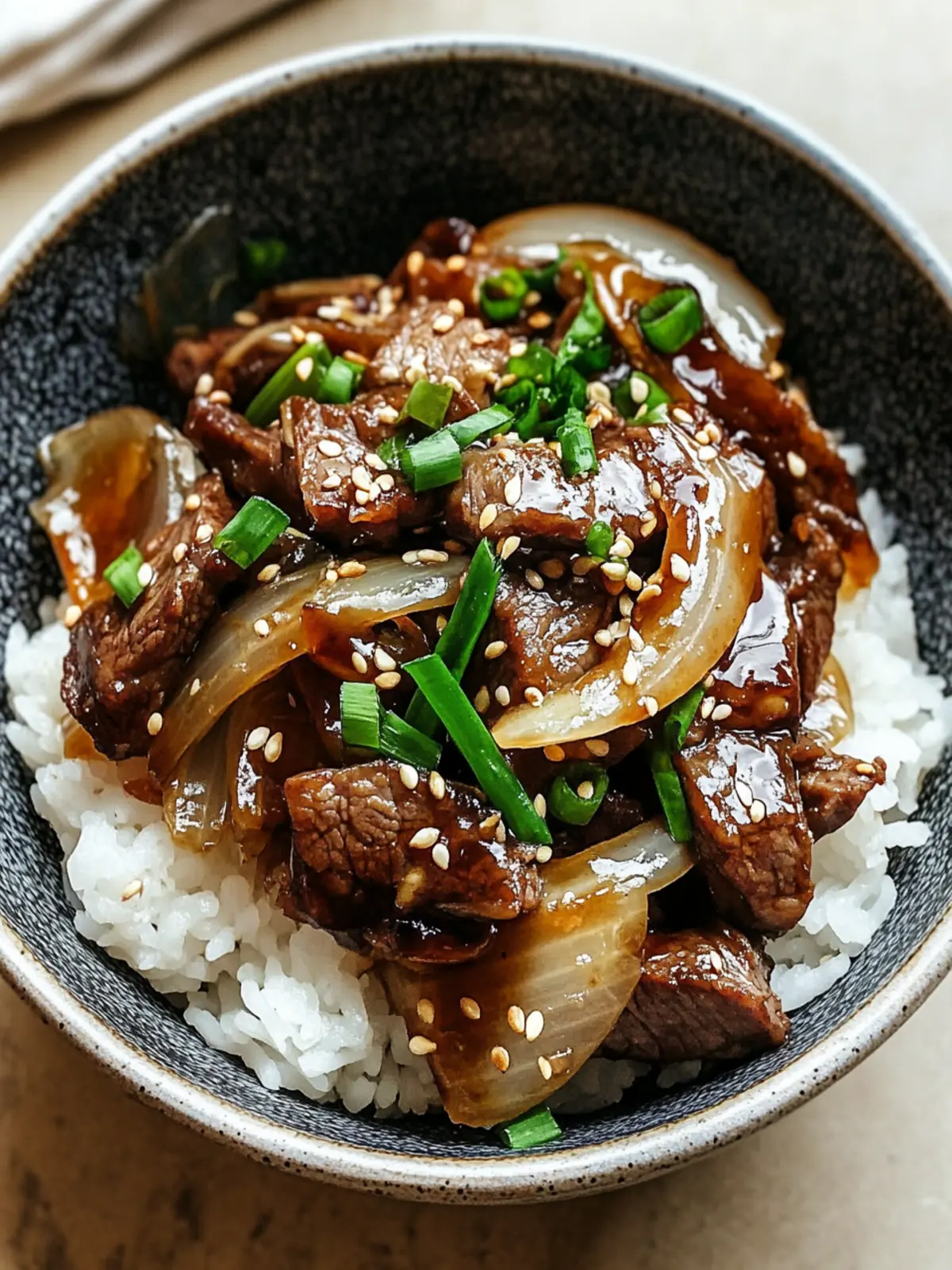 Quick and Easy Ginger Beef and Onion Stir Fry in 20 Minutes 3 Ginger Beef and Onion Stir Fry