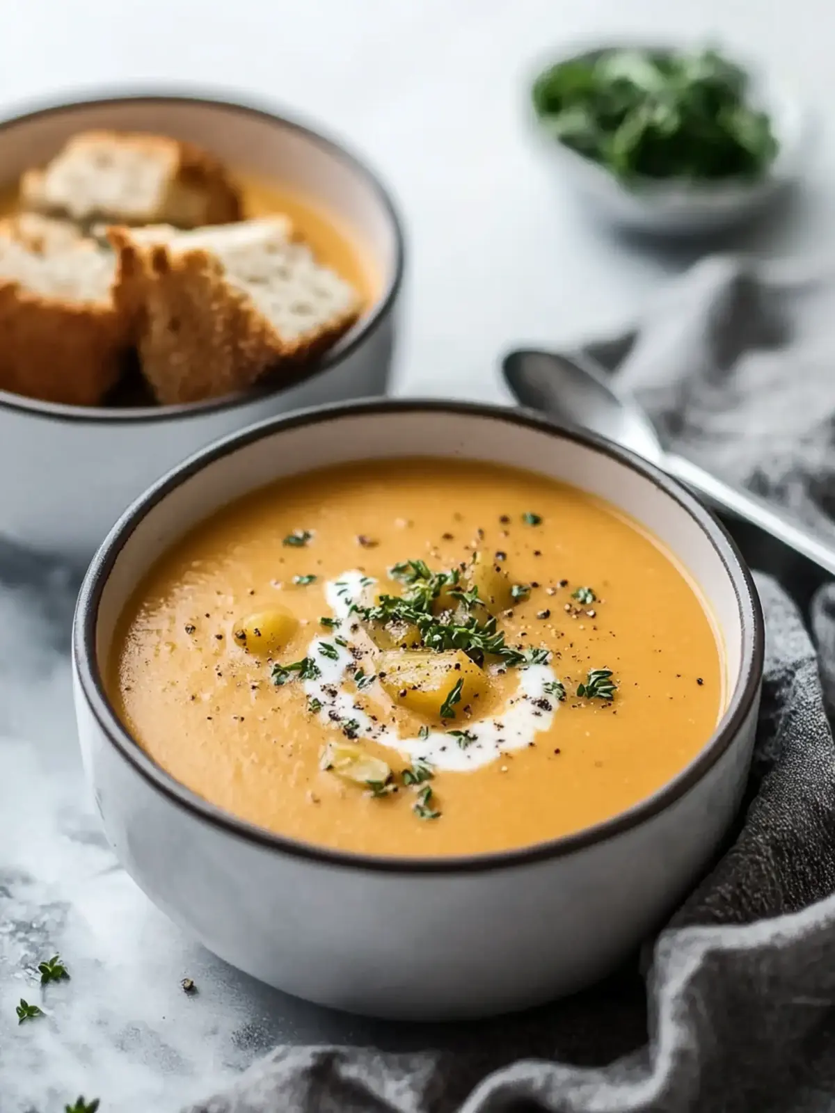 Creamy Roasted Vegetable Bisque You’ll Crave All Year 4 Roasted Vegetable Bisque
