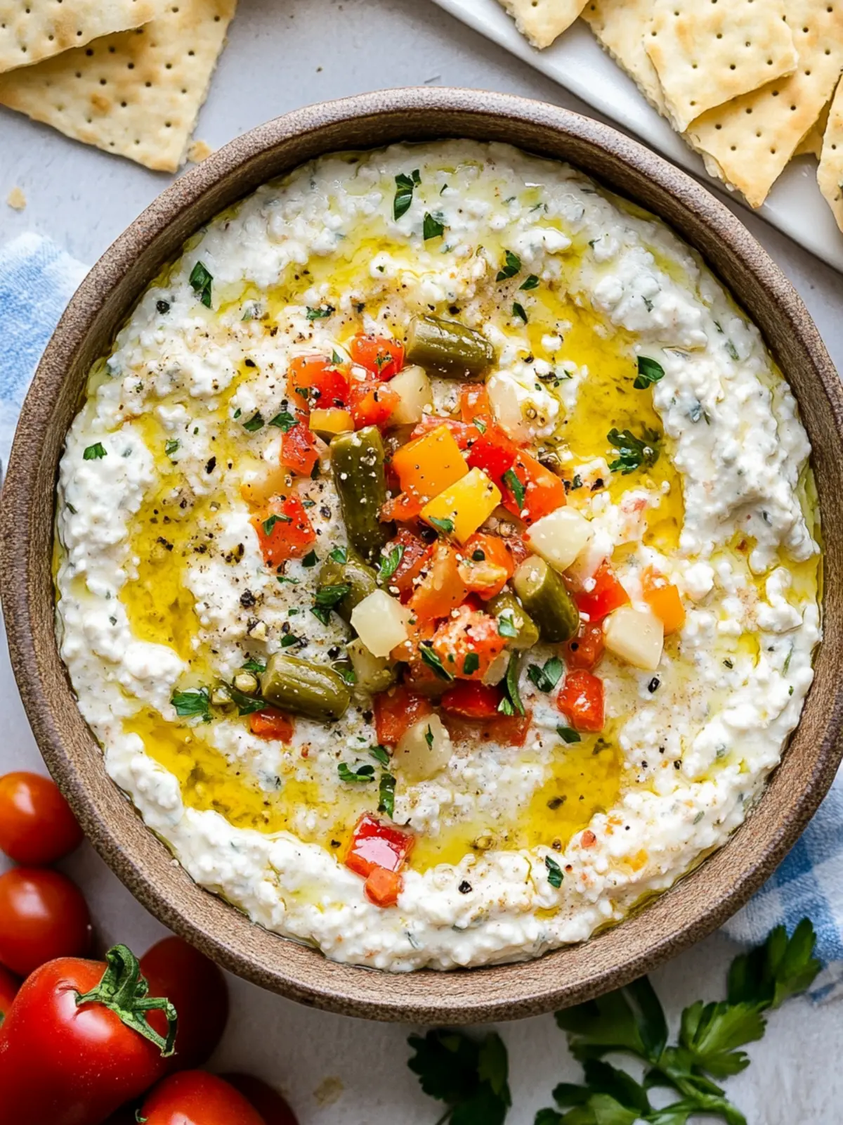 Creamy High Protein Cottage Cheese Giardiniera Dip Delight 5 High Protein Cottage Cheese Giardiniera Dip