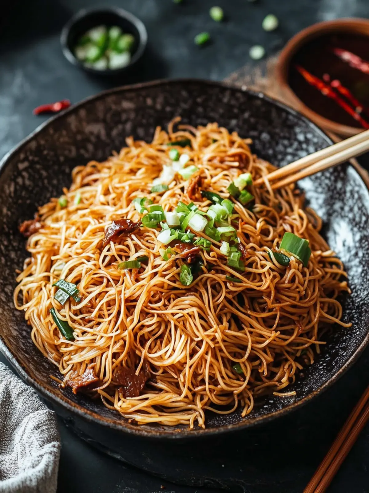 Savory Soy Sauce Pan Fried Noodles Ready in 10 Minutes 3 Soy Sauce Pan Fried Noodles
