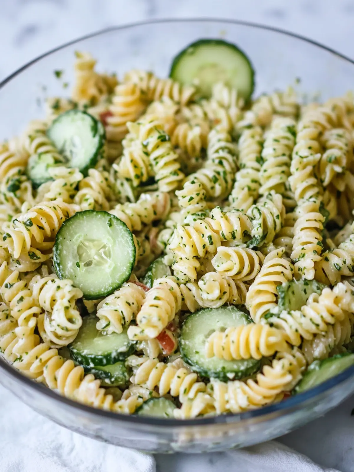 Fresh Cucumber Pasta Salad for a Flavorful Twist 4 Cucumber Pasta Salad
