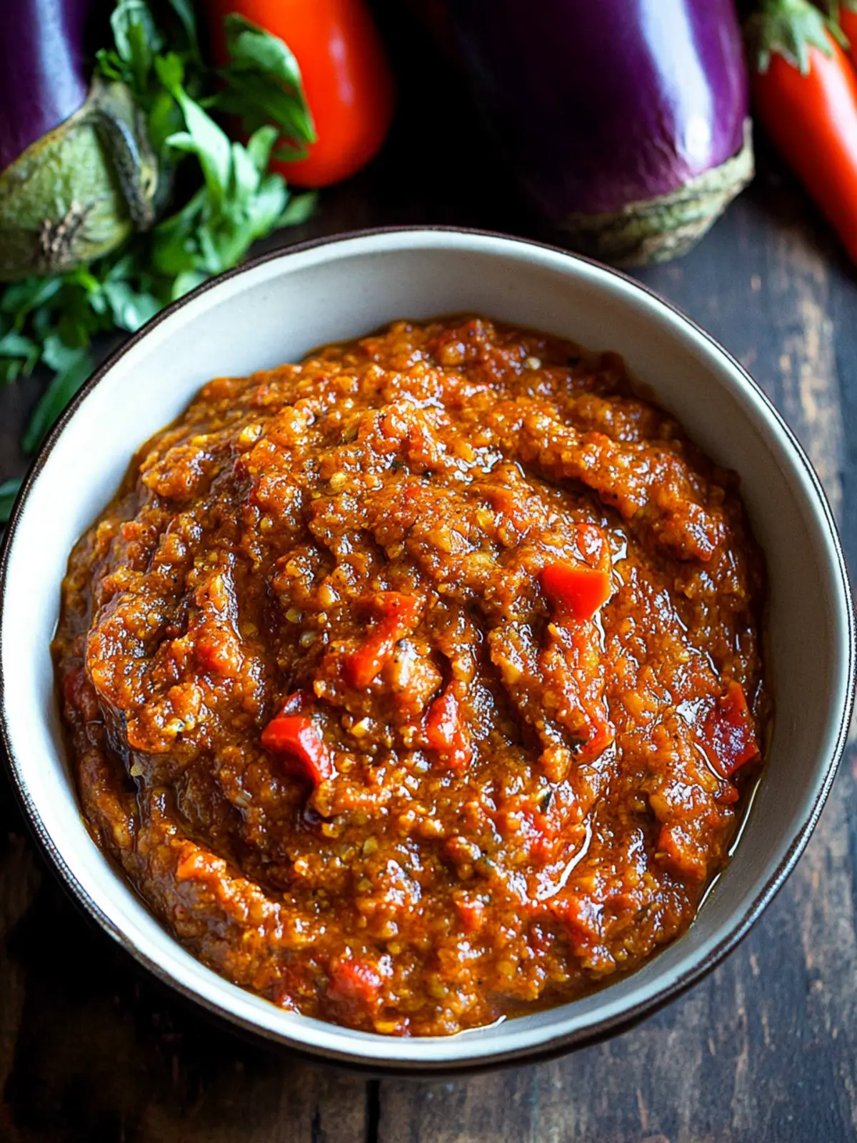 Delicious Roasted Eggplant and Bell Pepper Spread Recipe 2 Roasted Eggplant and Bell Pepper Spread
