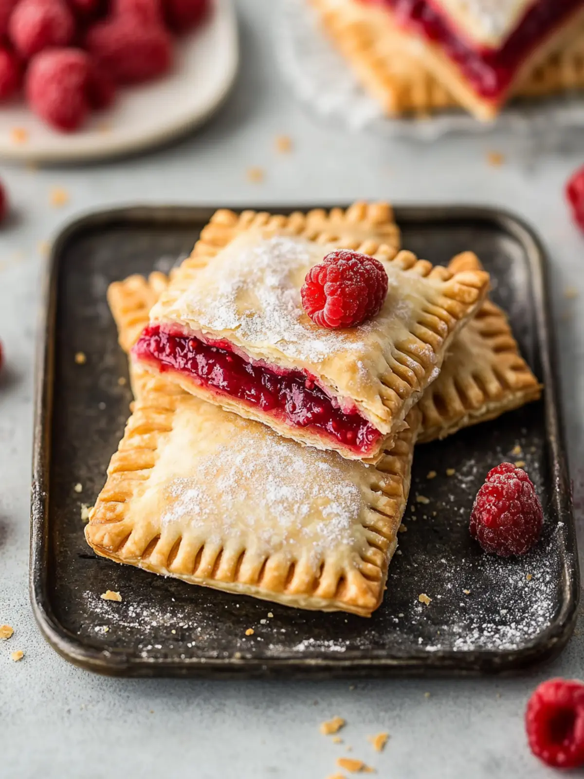 Keto Raspberry Pop Tarts: A Guilt-Free Sweet Treat! 3 Keto Raspberry Pop Tarts