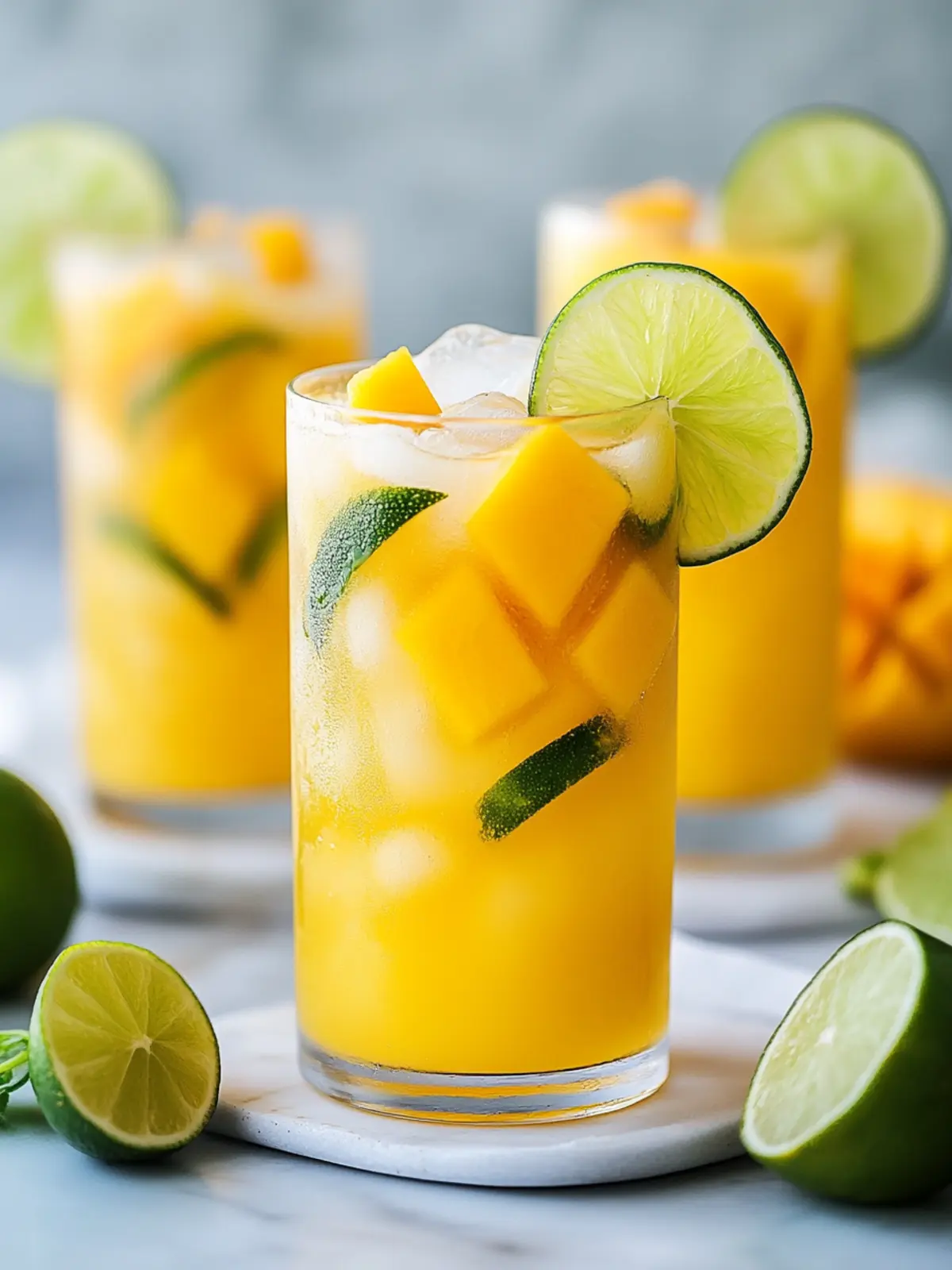 Refreshing Mango Lime Spritzer for Ultimate Tropical Vibes 4 Mango Lime Spritzer