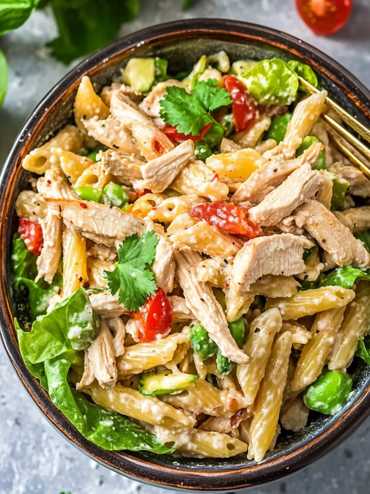 Deliciously Crunchy Chinese Chicken Pasta Salad You'll Love 3 Chinese Chicken Pasta Salad