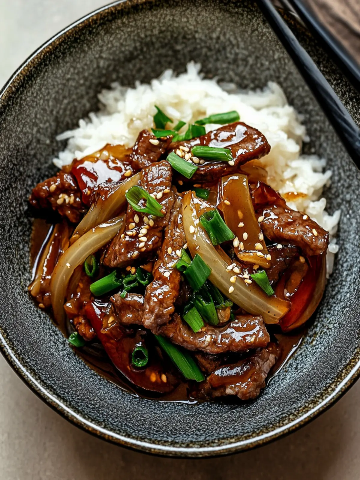 Quick and Easy Ginger Beef and Onion Stir Fry in 20 Minutes 4 Ginger Beef and Onion Stir Fry