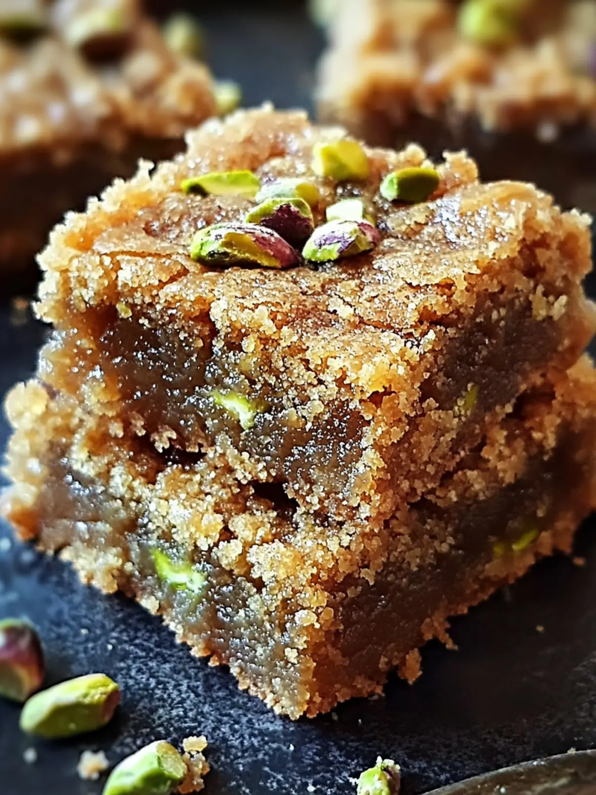 Indulge in Brown Butter and Honey Pistachio Cookie Bars 5 Brown Butter and Honey Pistachio Cookie Bars