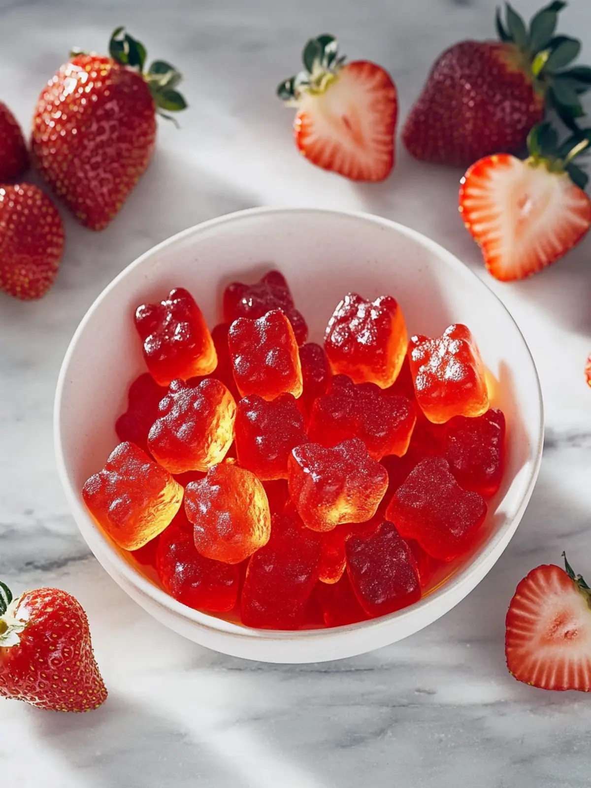 Perfect Strawberry Gummy Bears You Can Make at Home 4 Strawberry Gummy Bears