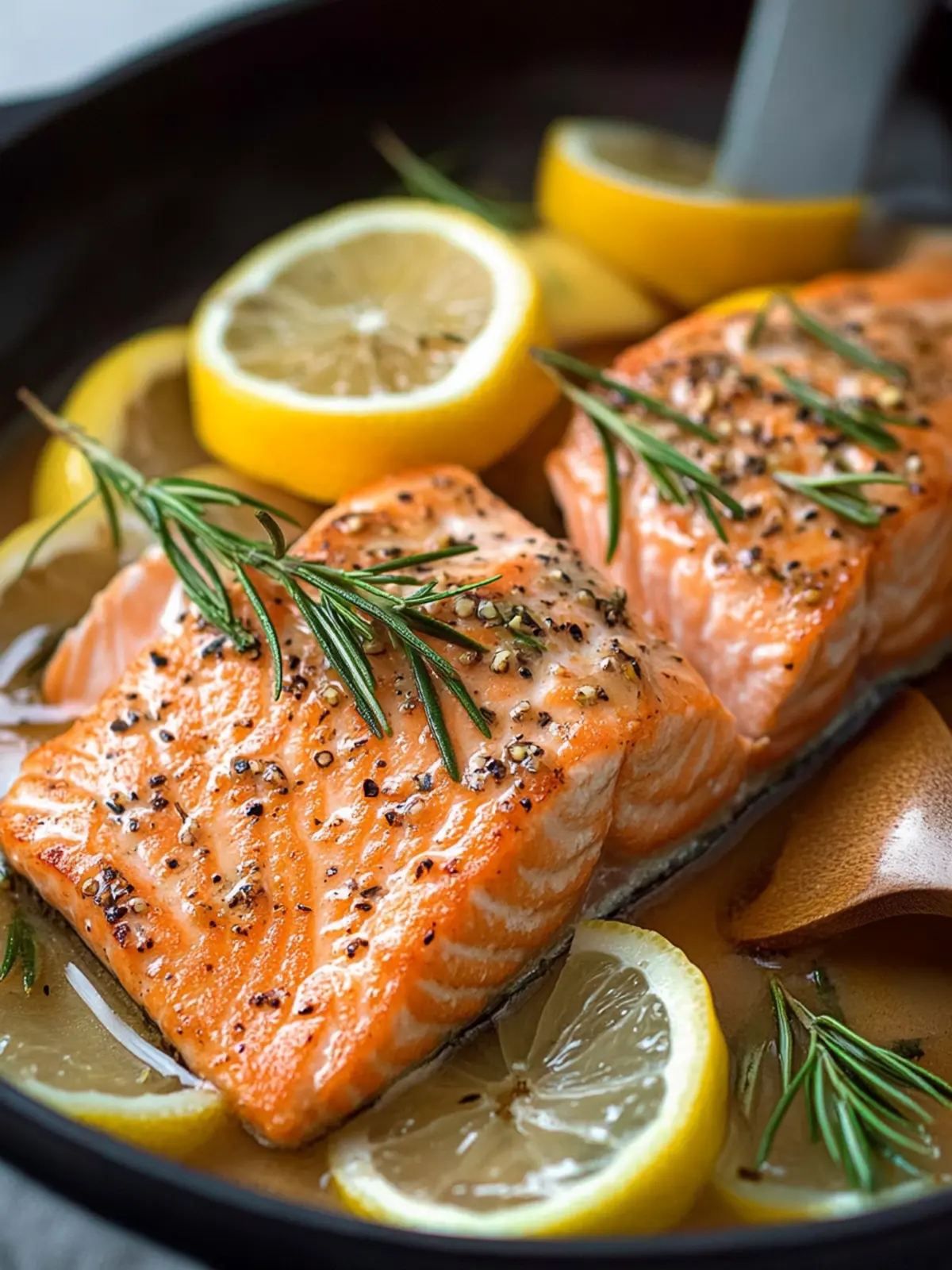Zesty Lemon Rosemary Salmon in Just 20 Minutes 2 Lemon Rosemary Salmon
