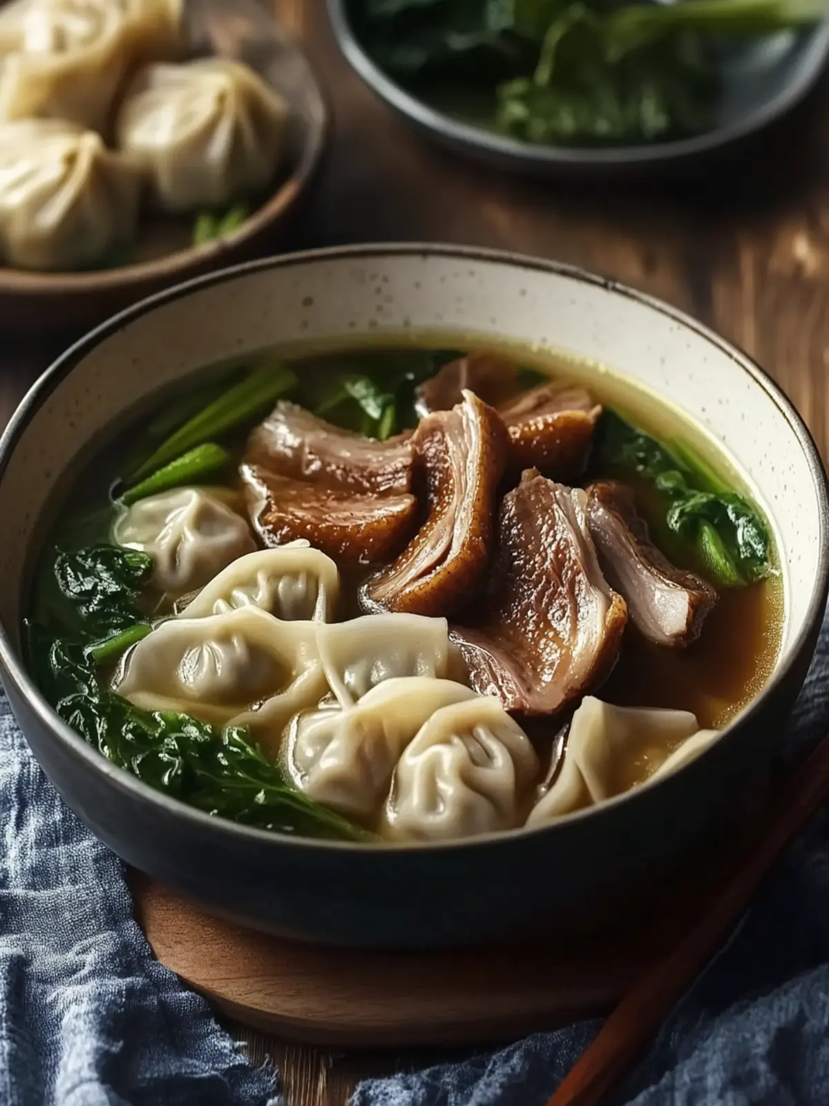 Savor Comfort with Homemade Roast Duck and Wonton Soup 4 Roast Duck and Wonton Soup