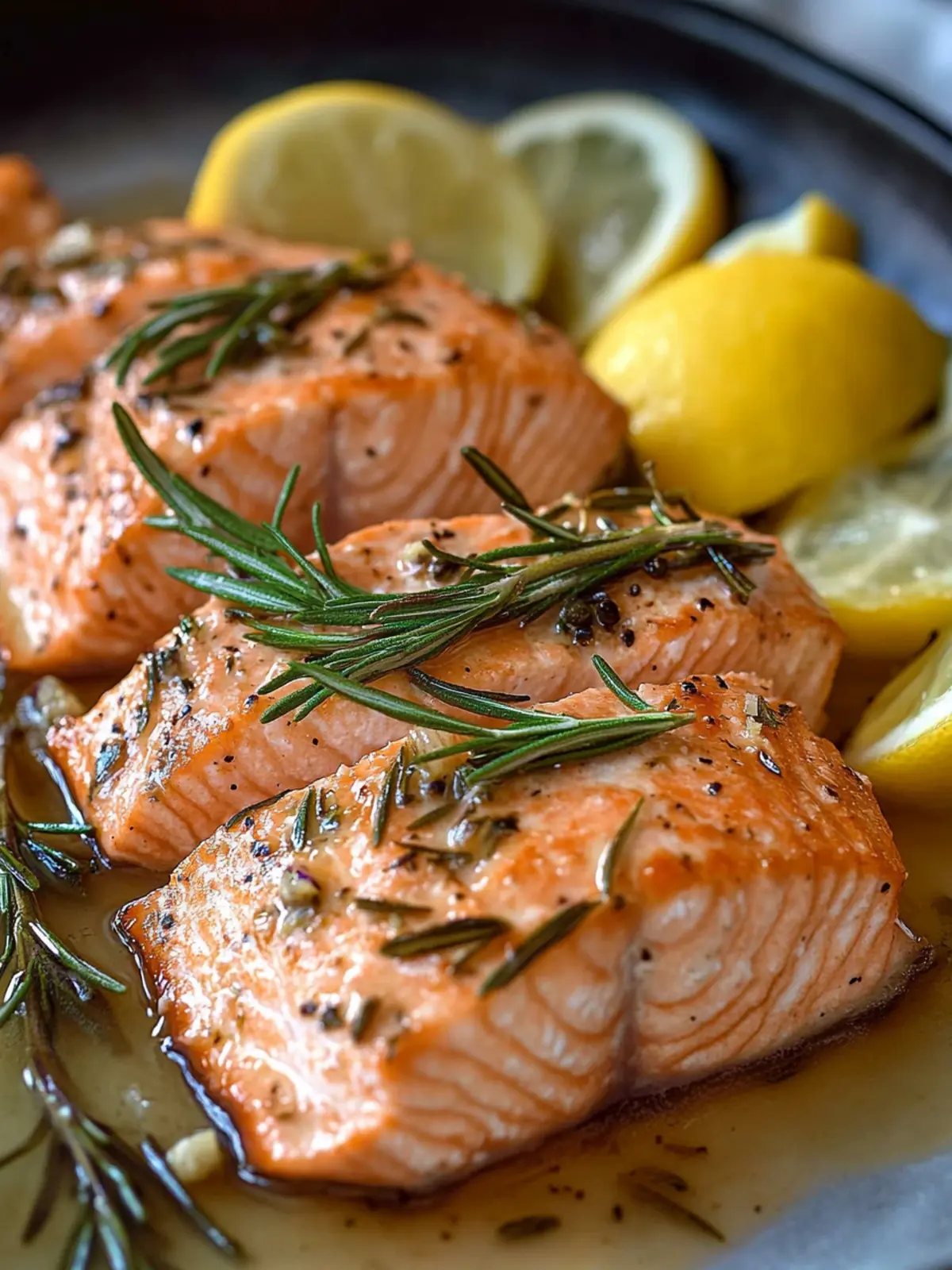 Zesty Lemon Rosemary Salmon in Just 20 Minutes 3 Lemon Rosemary Salmon