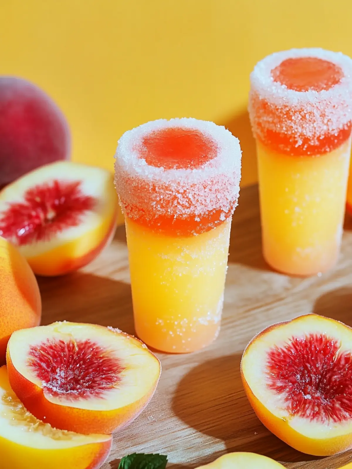 Sip into Fun with Peach Ring Pop Shots at Home 2 Peach Ring Pop Shots