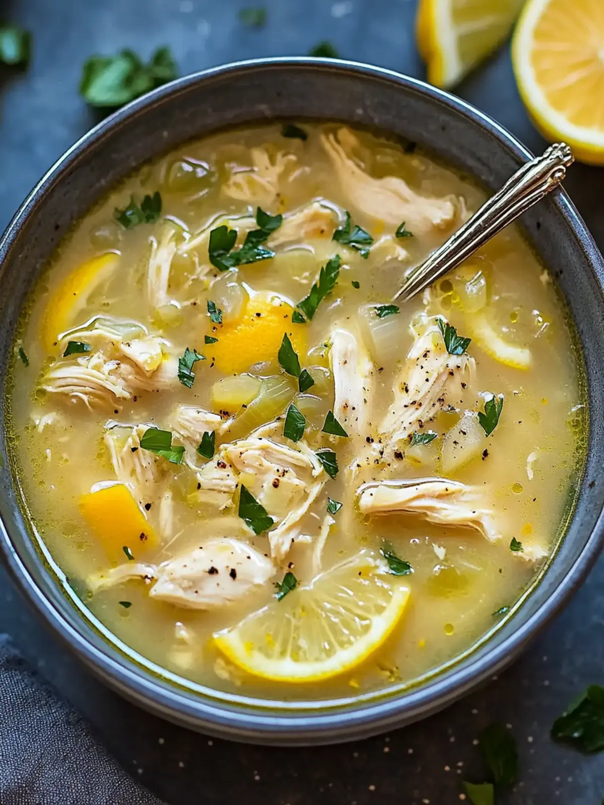 Zesty Lemon Artichoke Chicken Soup for Cozy Nights 2 Lemon Artichoke Chicken Soup