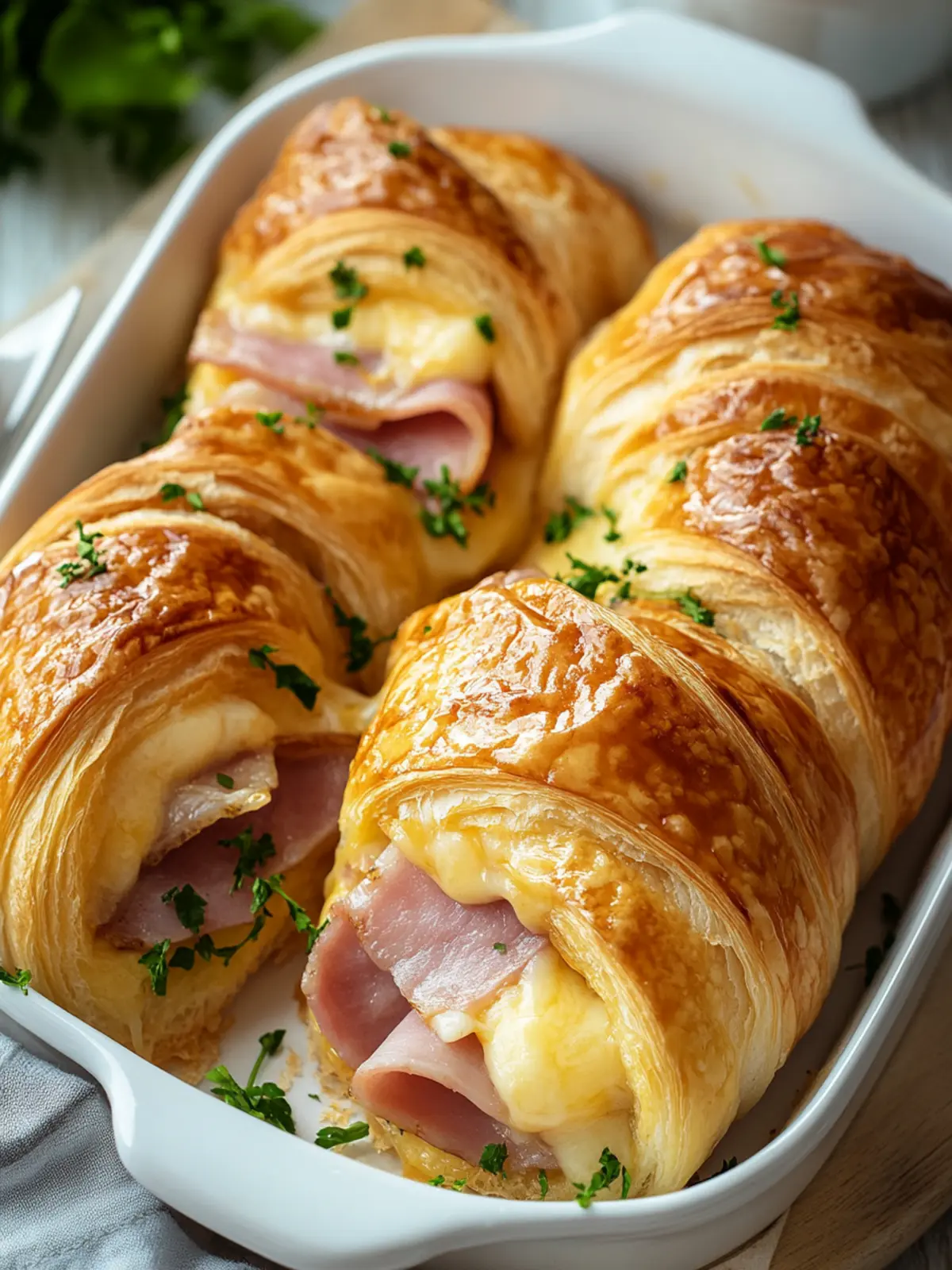 Delicious Baked Ham and Cheese Croissants Your Family Will Love 4 Baked Ham and Cheese Croissants