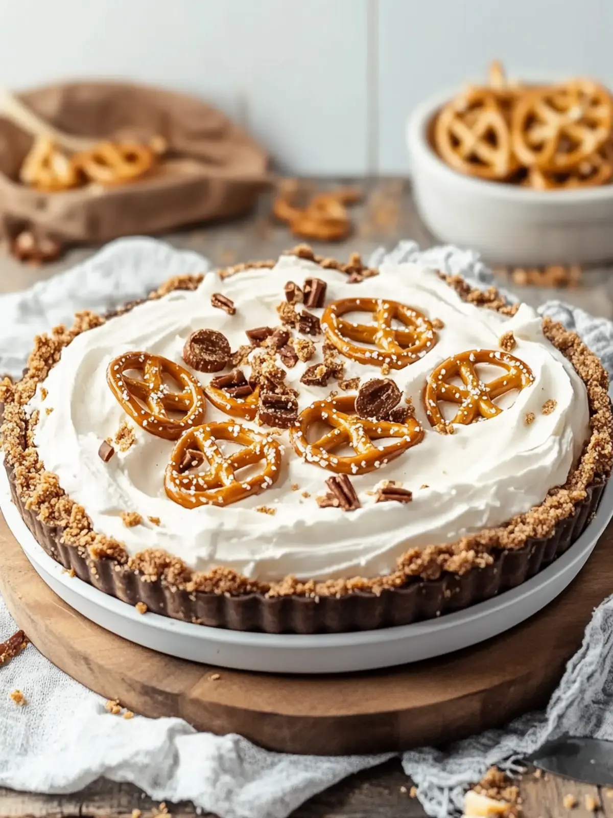 Irresistible Peanut Butter Pretzel Pie That Everyone Loves 2 Peanut Butter Pretzel Pie
