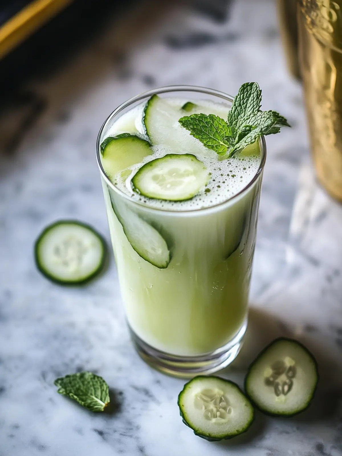 Cool Off with Cucumber Mint Milk Tea for Ultimate Refreshment 4 Cucumber Mint Milk Tea