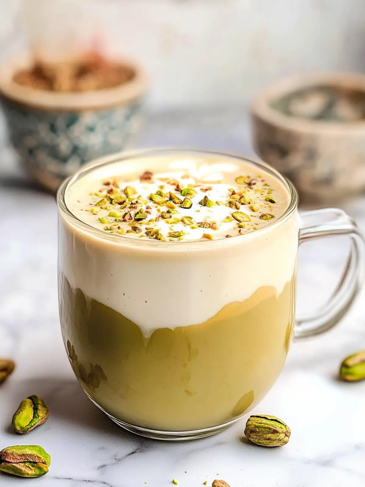 Indulge in a Creamy Homemade Pistachio Latte Delight 3 Homemade Pistachio Latte