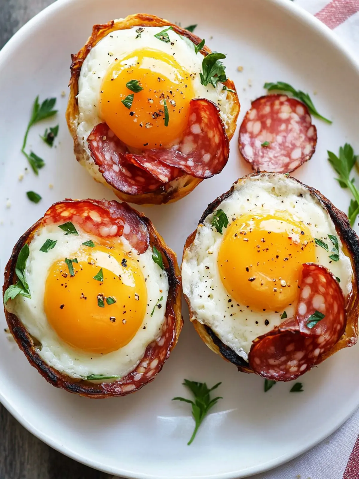 Delicious Salami Breakfast Cups for a Quick Low-Carb Feast 4 Salami Breakfast Cups