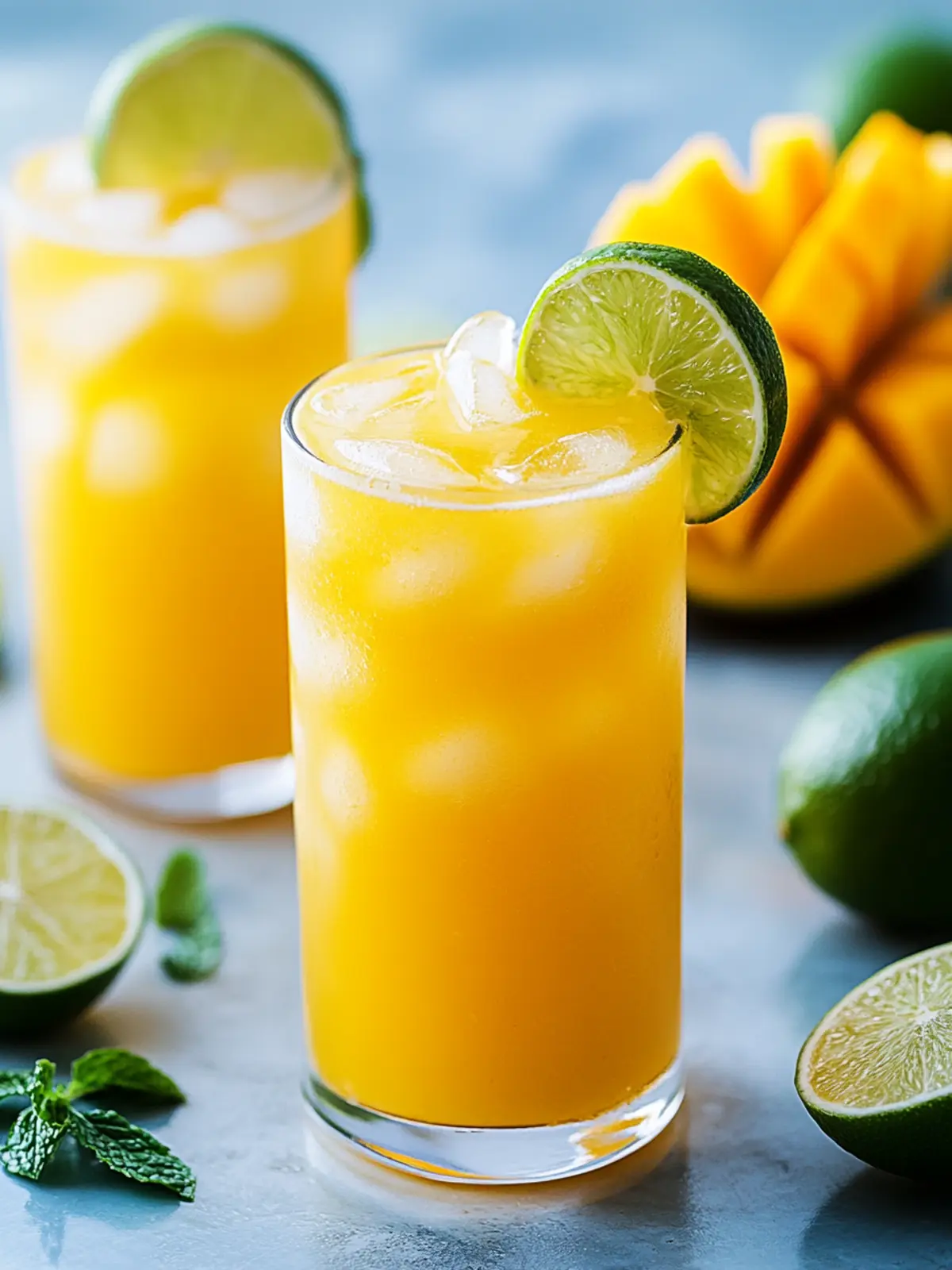 Refreshing Mango Lime Spritzer for Ultimate Tropical Vibes 2 Mango Lime Spritzer