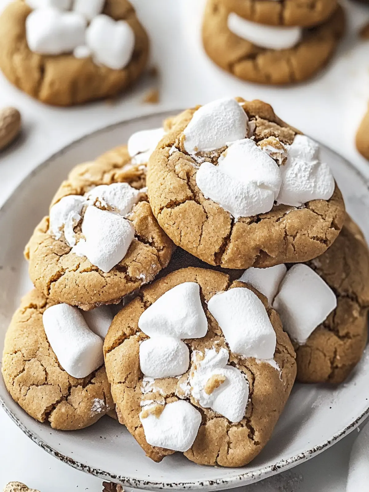 Chewy Peanut Butter Marshmallow Cookies for Sweet Memories 2 Peanut Butter Marshmallow Cookies