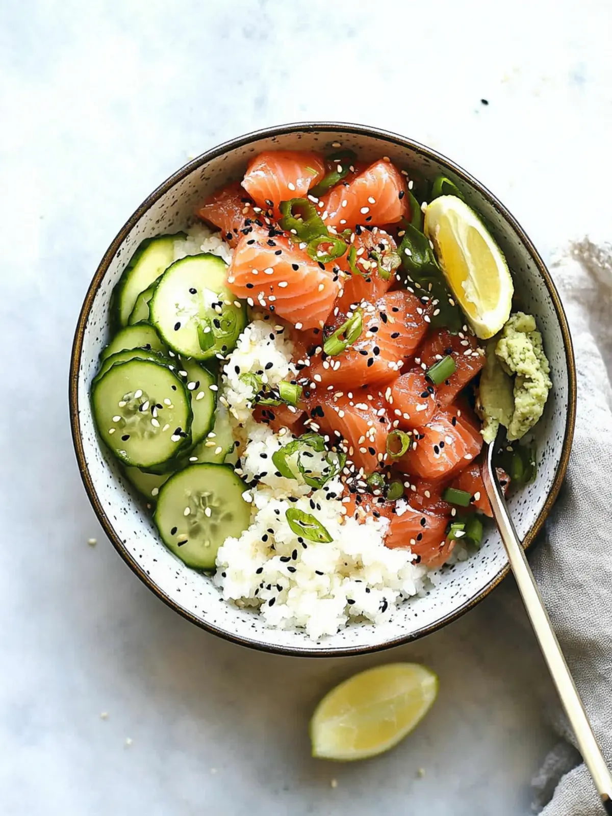 Miso Soy Salmon Sashimi Bowl: A Fresh Twist on Dinner 2 Miso Soy Salmon Sashimi Bowl