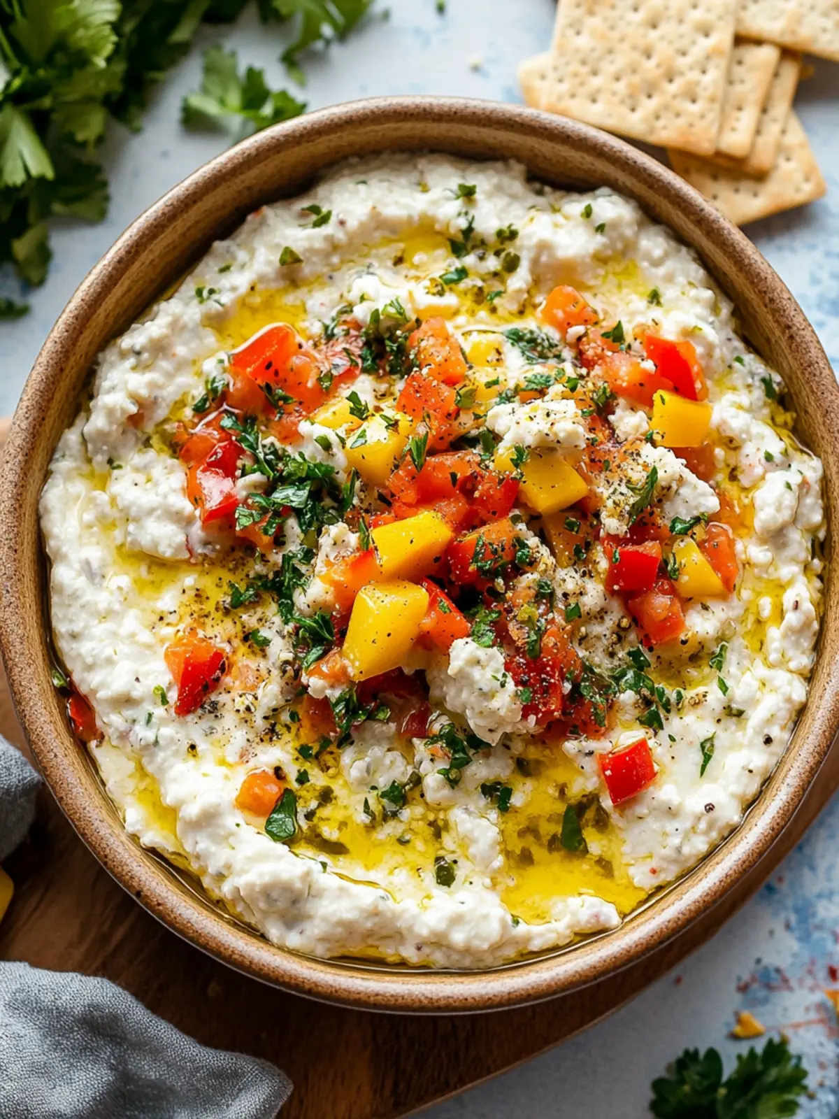 Creamy High Protein Cottage Cheese Giardiniera Dip Delight 3 High Protein Cottage Cheese Giardiniera Dip