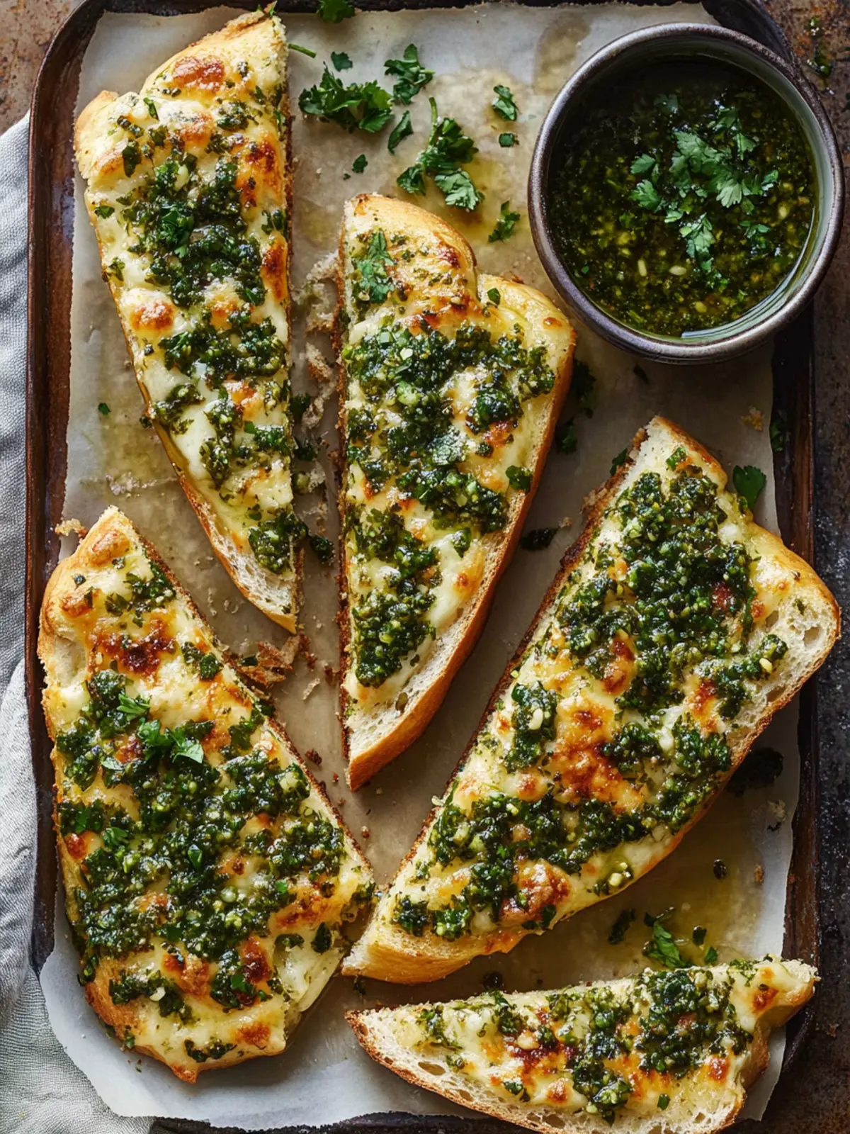 Irresistible Chimichurri Garlic Bread: Flavor Explosion Ahead 3 Chimichurri Garlic Bread