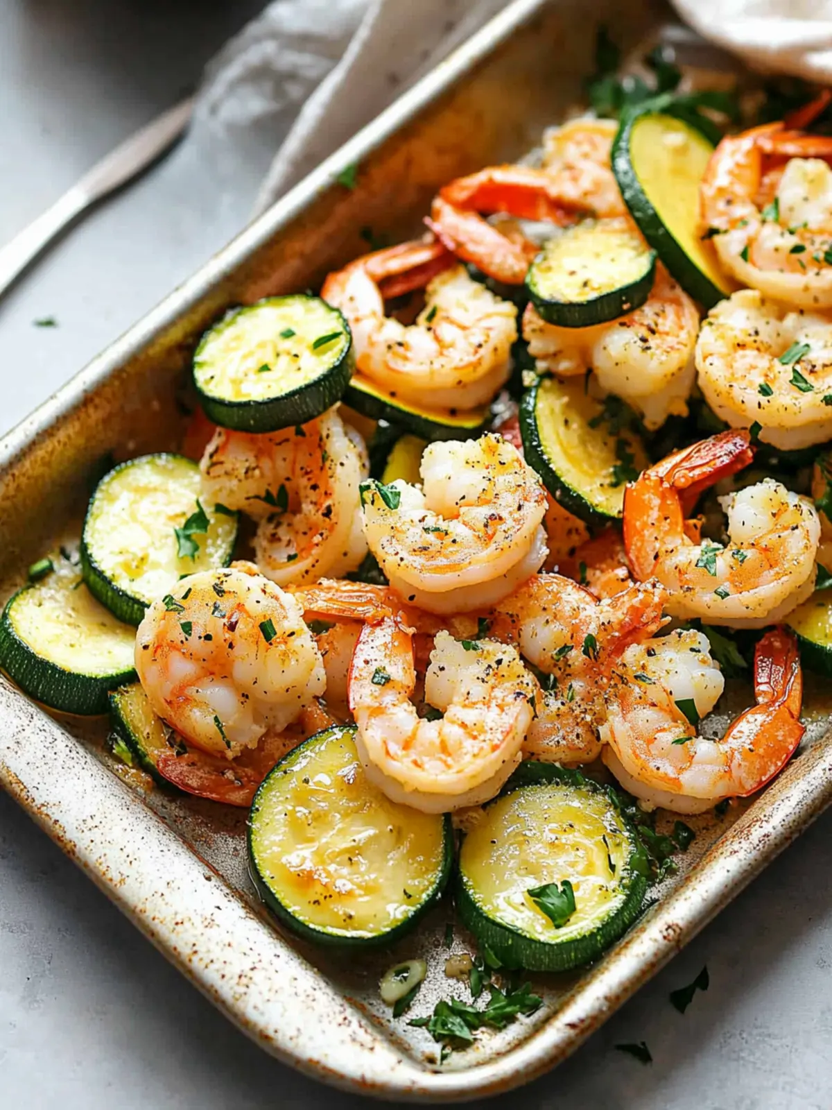 Savor Garlic Parmesan Sheet Pan Shrimp with Zucchini Tonight 3 Garlic Parmesan Sheet Pan Shrimp with Zucchini