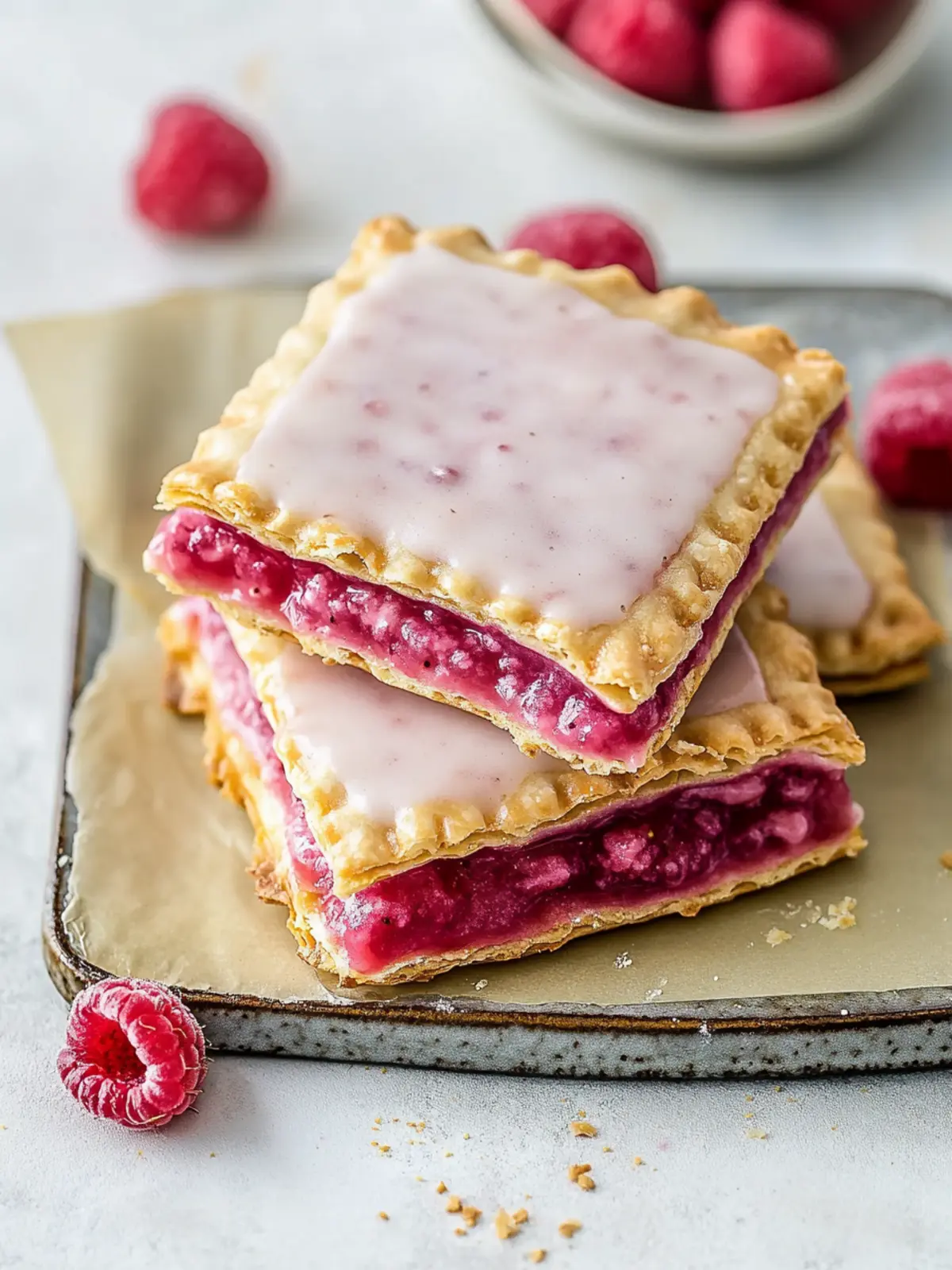 Keto Raspberry Pop Tarts: A Guilt-Free Sweet Treat! 2 Keto Raspberry Pop Tarts