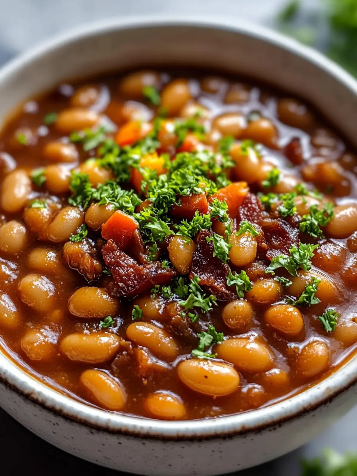 Savory BBQ Baked Beans with Crispy Beef Bacon Delight 2 Bbq Baked Beans
