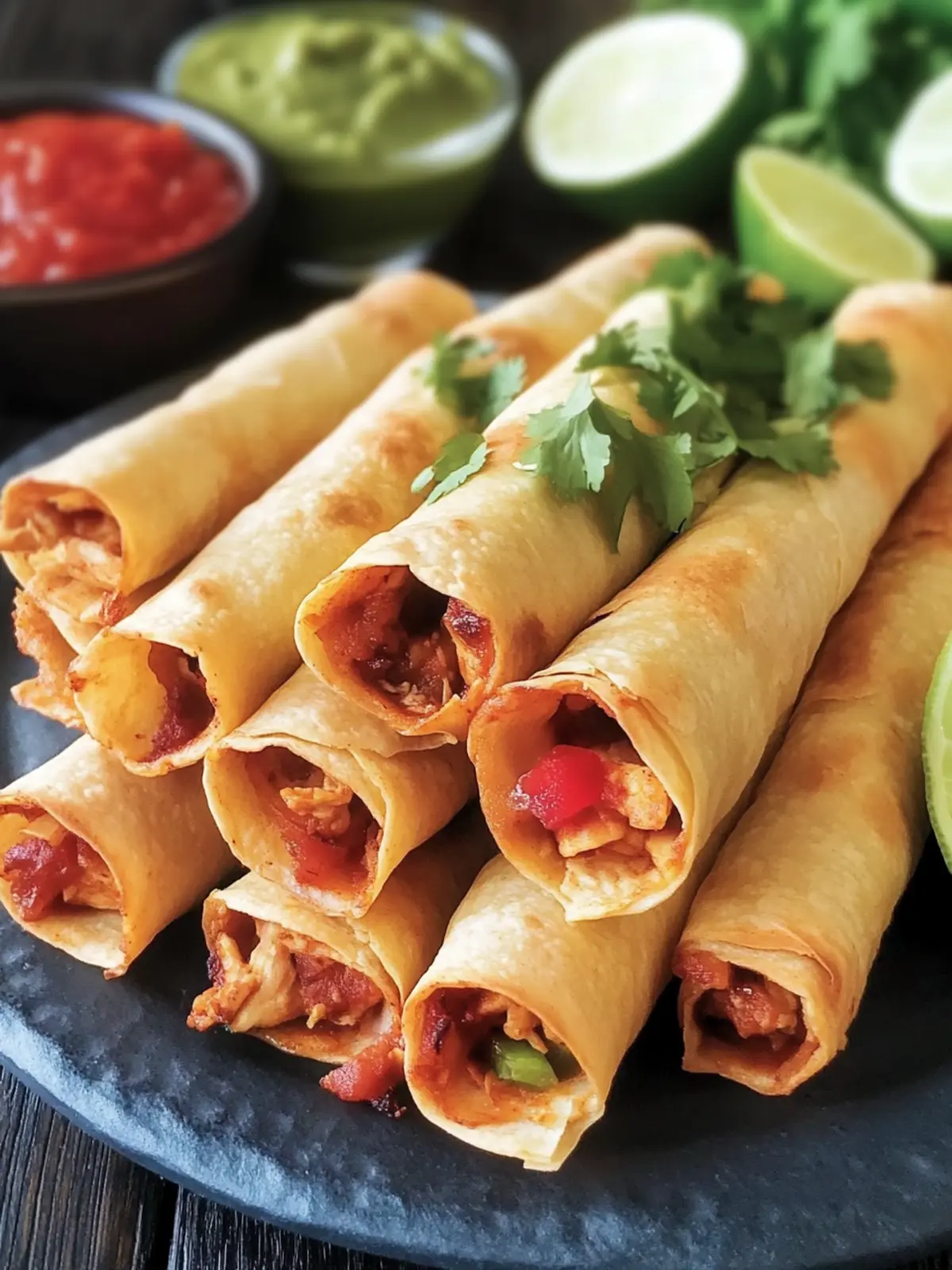 Savory Baked Chicken Taquitos for Ultimate Comfort Food 5 Baked Chicken Taquitos