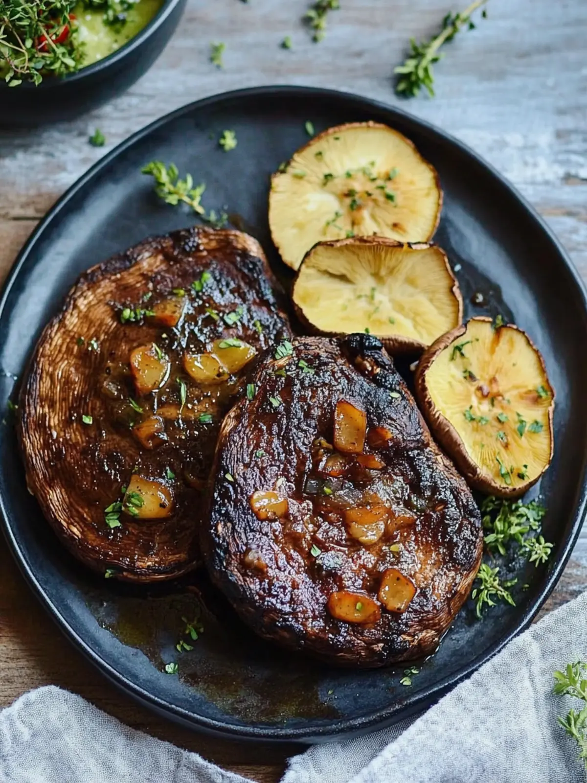 Savor the Flavor: Easy Portobello Mushroom Steaks Recipe 3 Portobello Mushroom Steaks