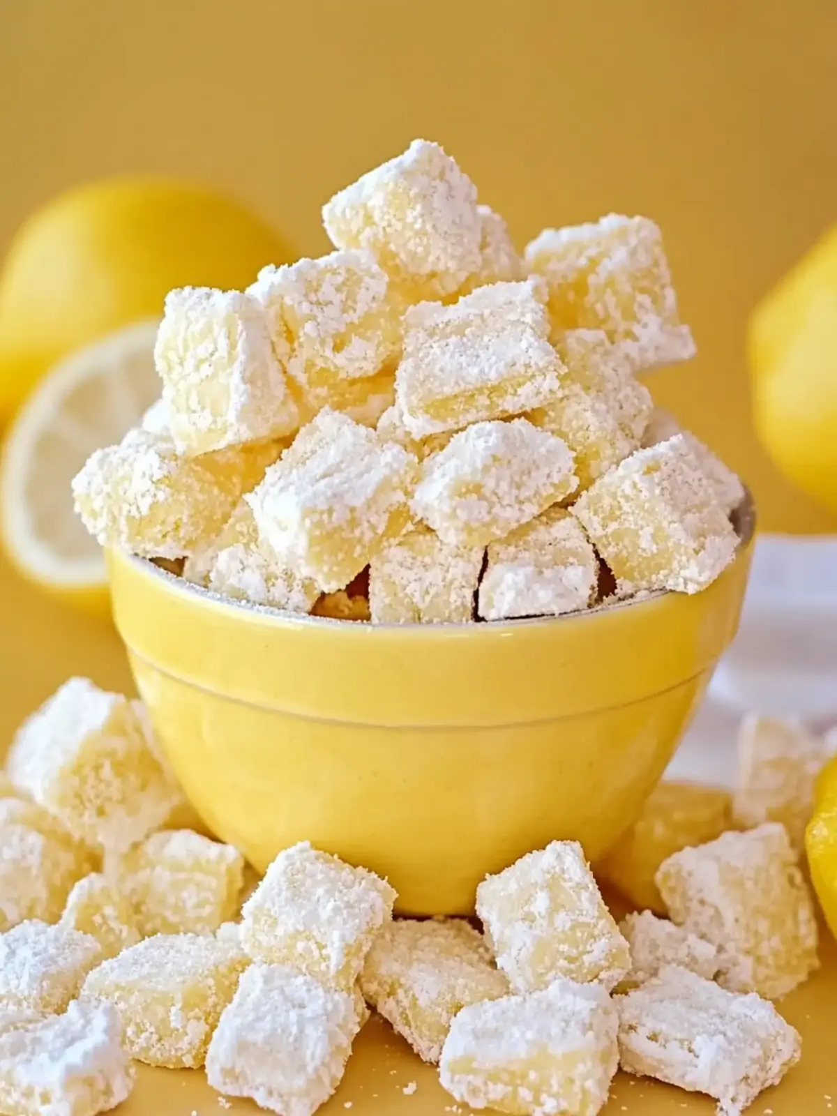 Zesty Lemonade Puppy Chow Snack Perfect for Sweet Cravings 3 Lemonade Puppy Chow Snack