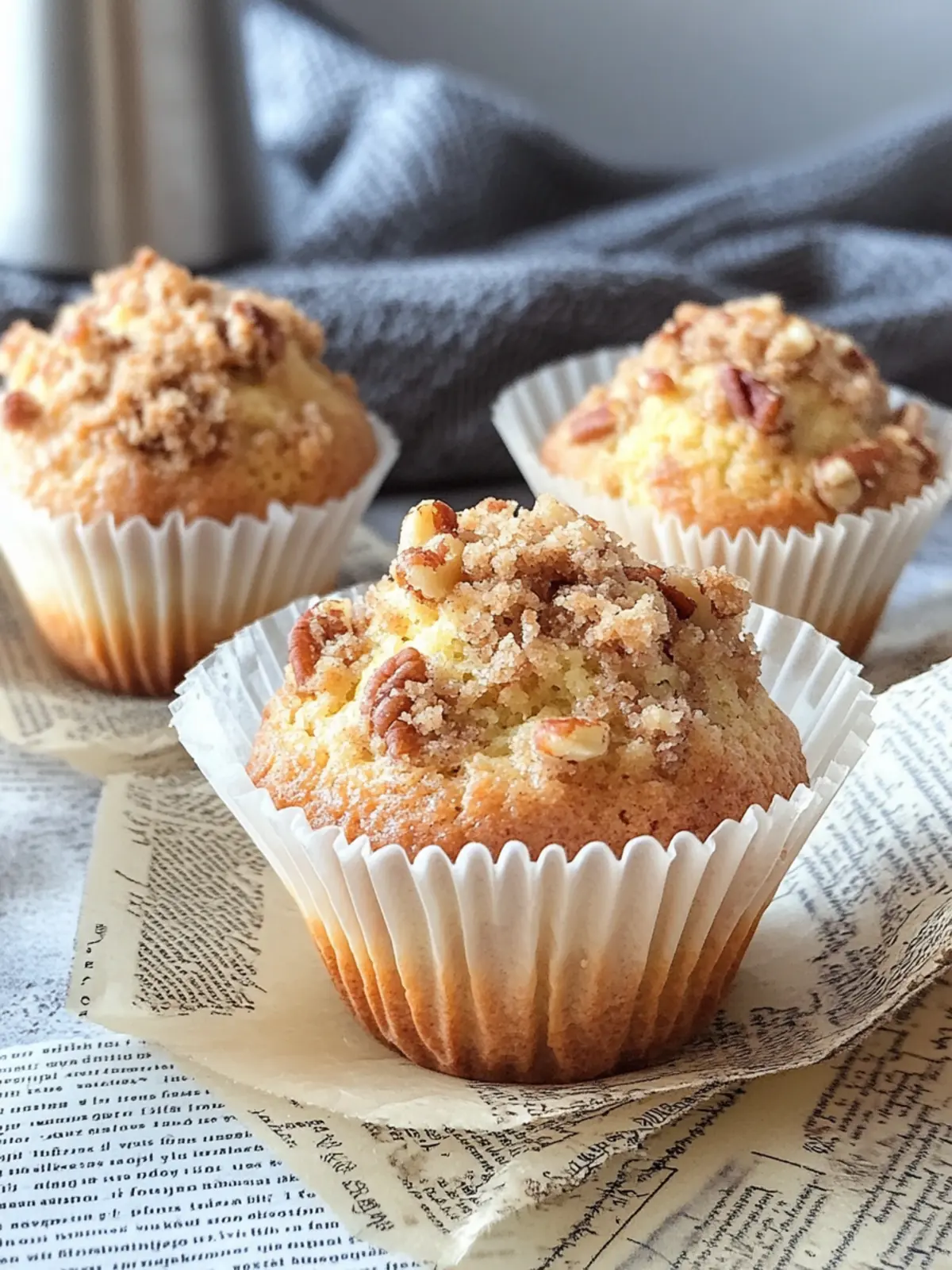 Irresistible Pecan Streusel Muffins for Cozy Mornings 3 Pecan Streusel Muffins