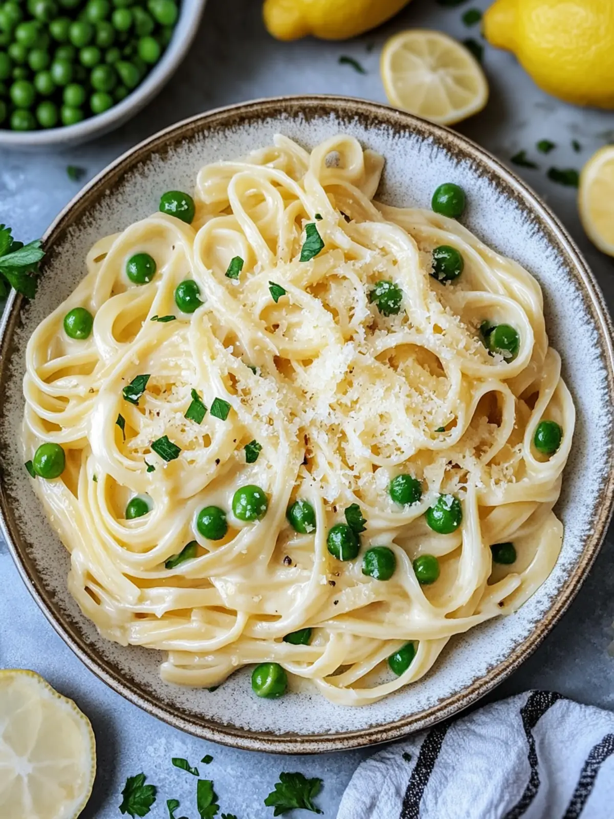 Zesty Creamy Lemon Pasta with Peas for Quick Weeknight Joy 3 Creamy Lemon Pasta with Peas