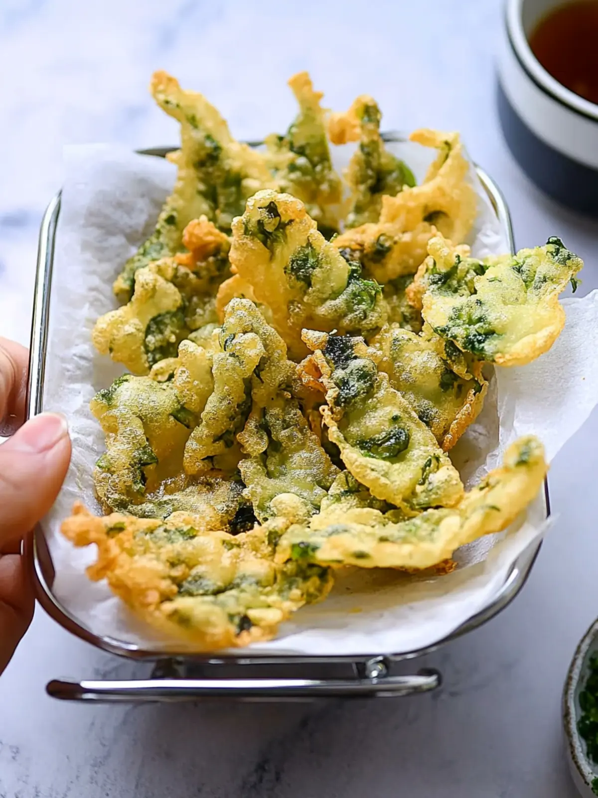 Crispy Eggless Moringa Tempura for Healthy Snacking Bliss 3 Eggless Moringa Tempura with Crispy Batter