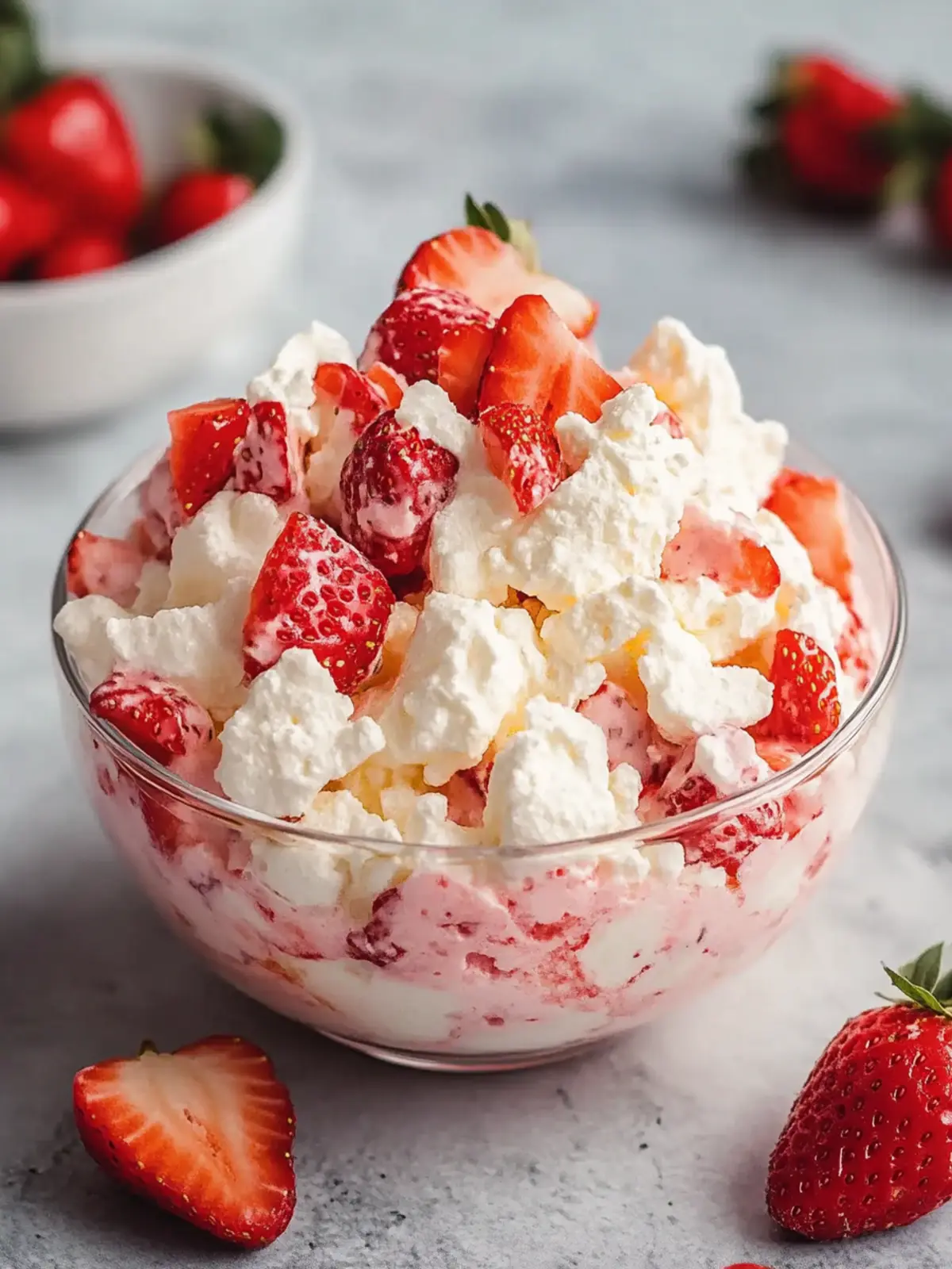 Delicious Strawberry Shortcake Fluff Salad You'll Crave Always 4 Strawberry Shortcake Fluff Salad