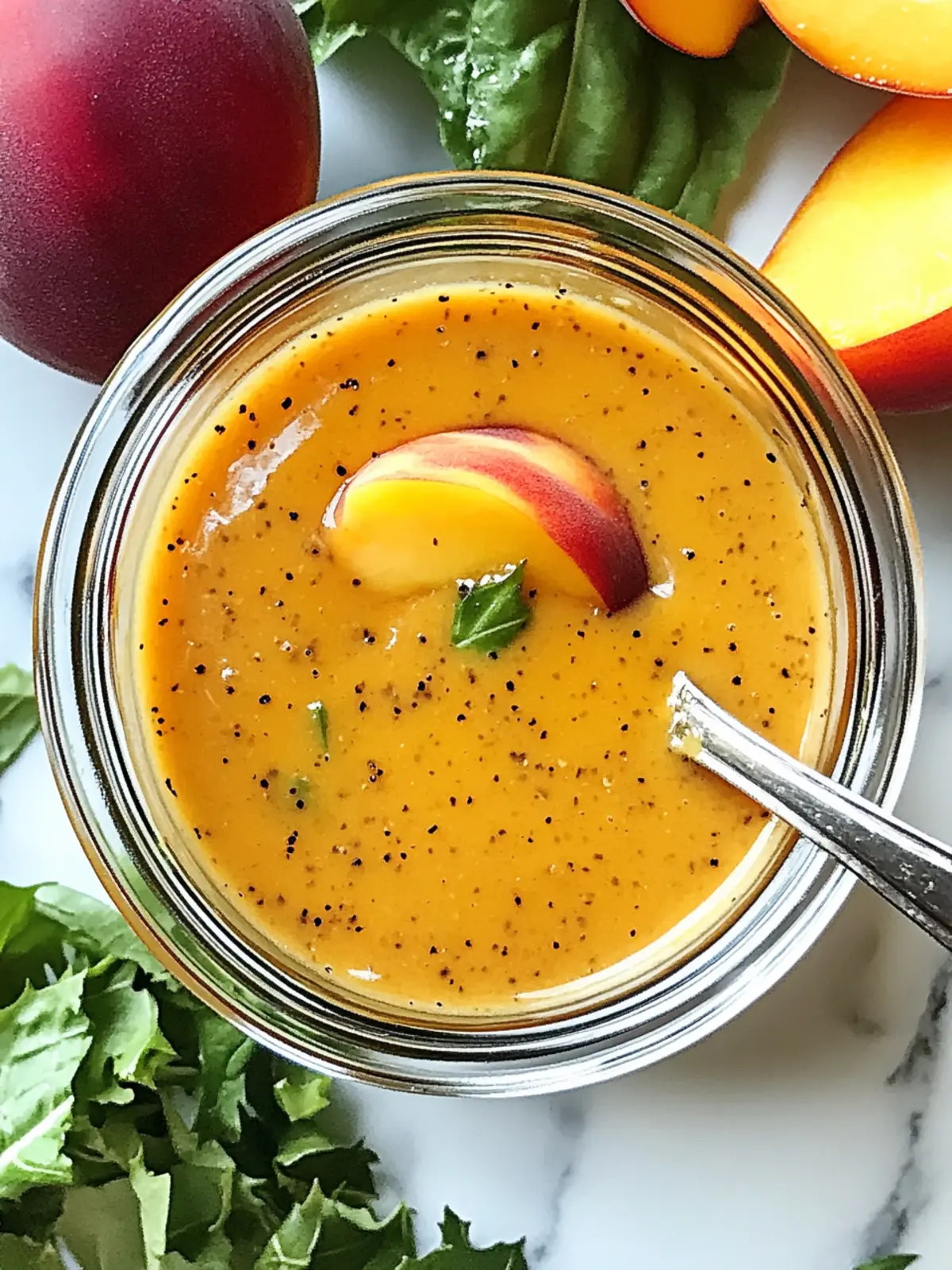 Whip Up Peach Honey Dijon Balsamic Vinaigrette Magic 3 Peach Honey Dijon Balsamic Vinaigrette