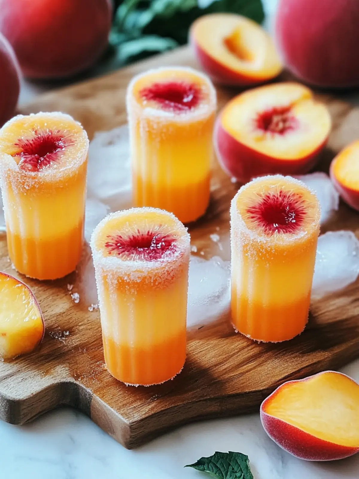 Sip into Fun with Peach Ring Pop Shots at Home 4 Peach Ring Pop Shots